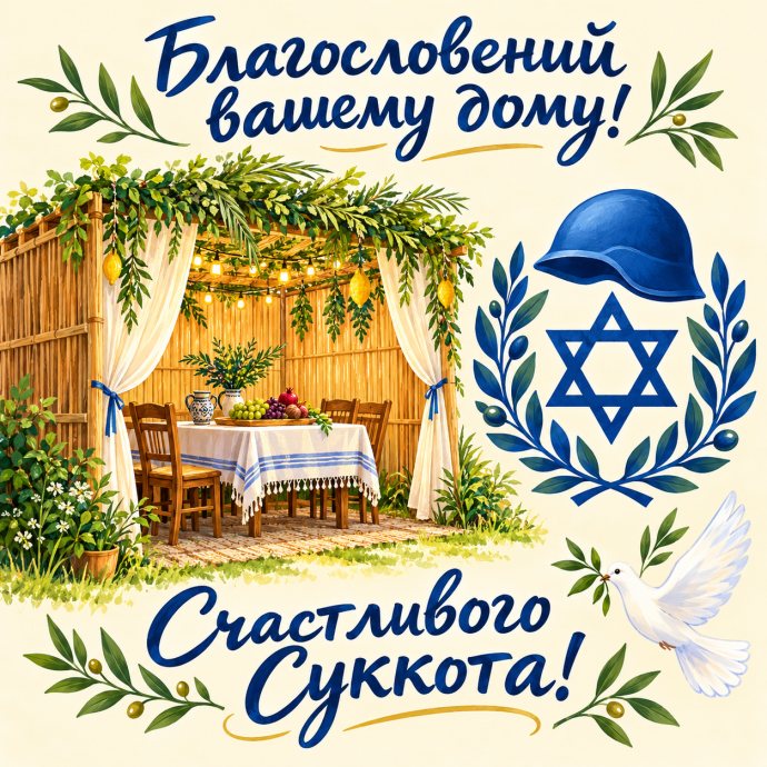 C праздником Суккот